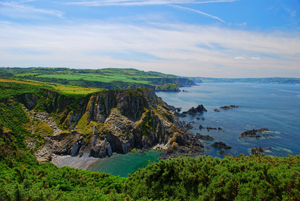 Picture of Penrhyn Erw-goch and Fishguard Bay, Pembrokeshire.